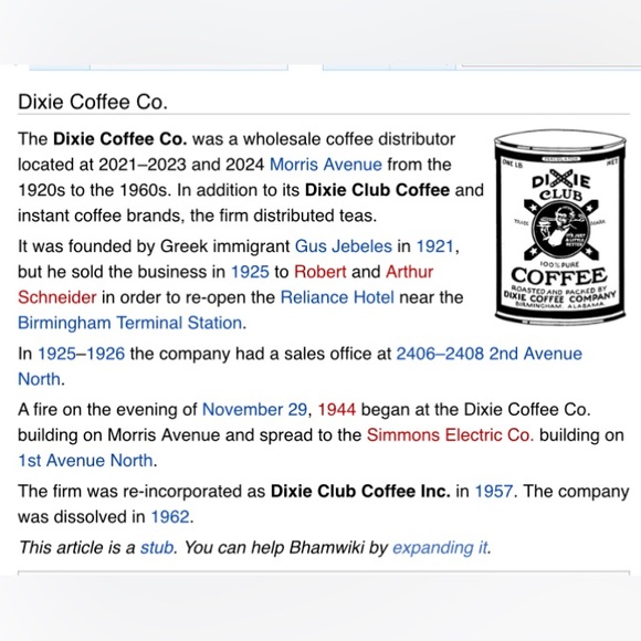 Dixie Club Coffee & Tea Vintage Advertising Hand Fan - Picture 7 of 7